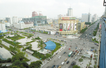 中山路和淮海路成为徐州中心商业街区